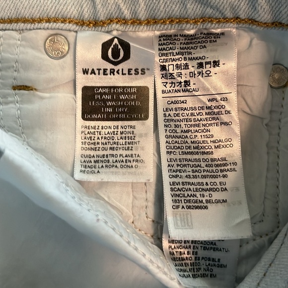 Levi’s Premium Wedgie Straight High Rise Size 24 - Picture 12 of 16